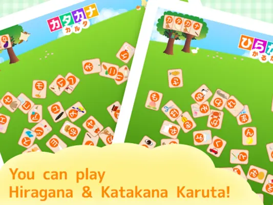 Hiragana Katakana Karuta android App screenshot 0